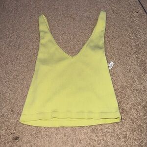 lime crop top